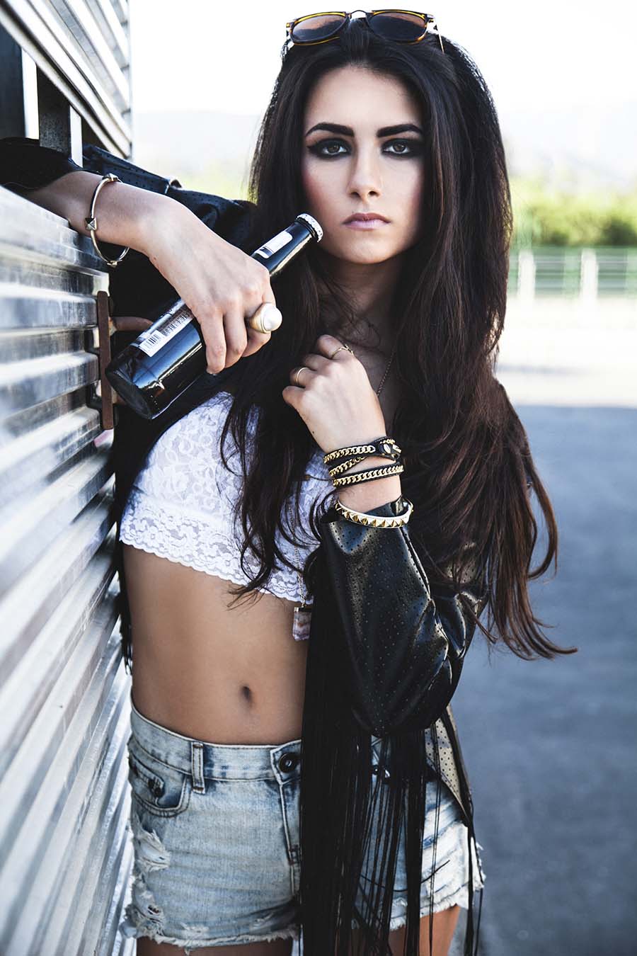 Sassy girls’s look of the day — catch her live in Caxias do Sul