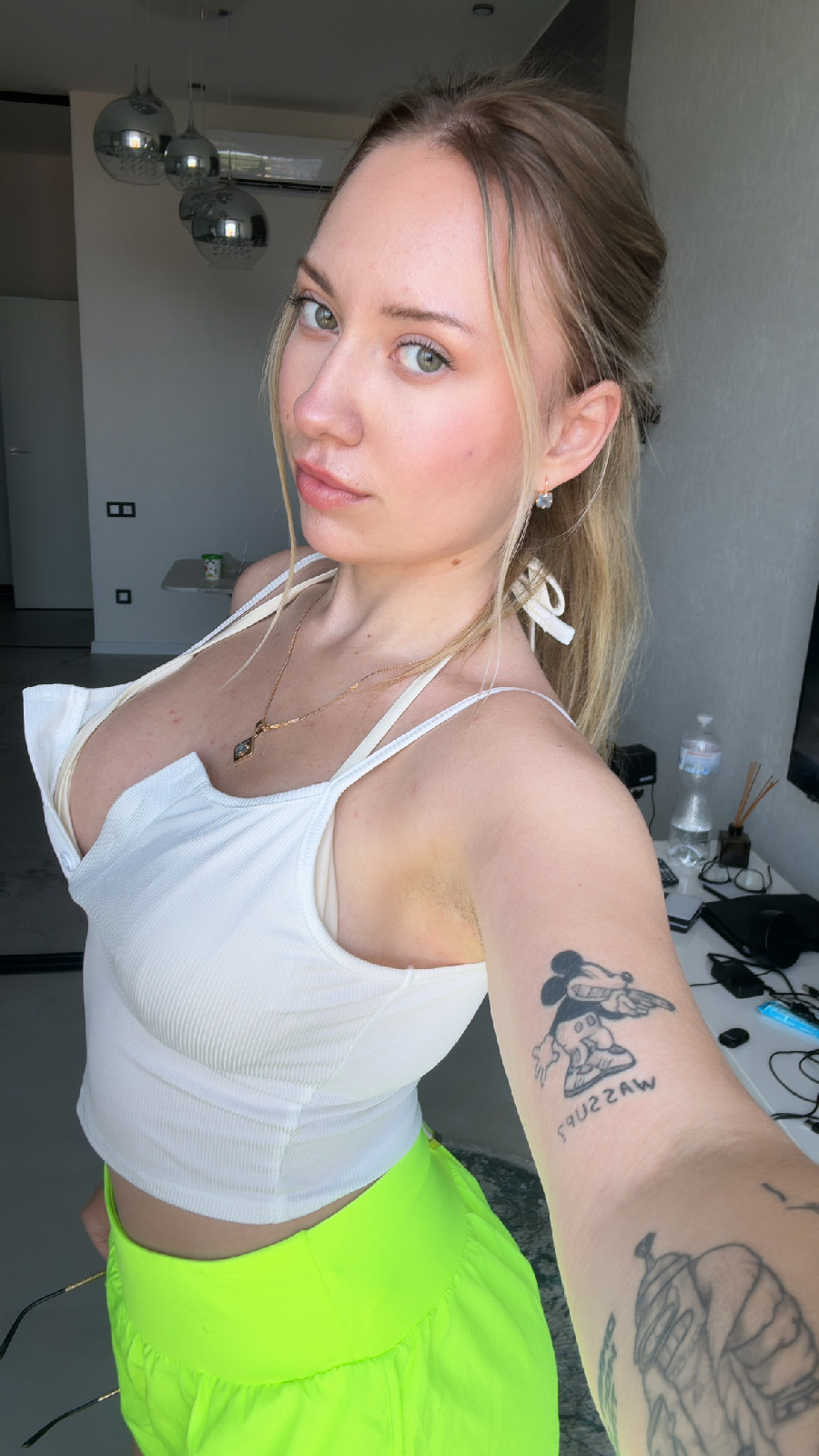 KateV in her underwear in Caxias do Sul