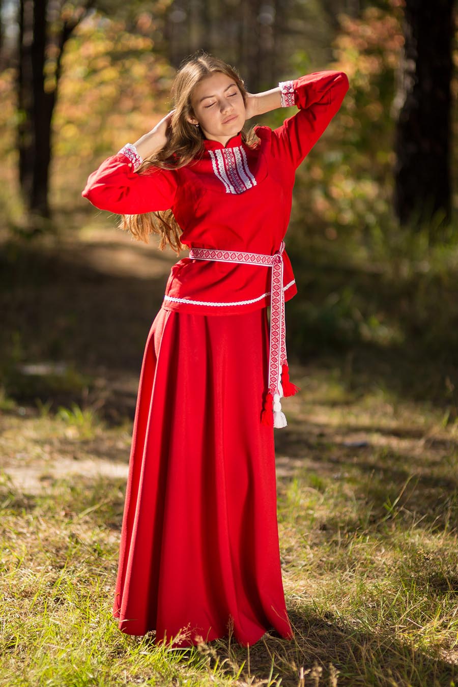 Underwear Women in Slavic costumes in Caxias do Sul
